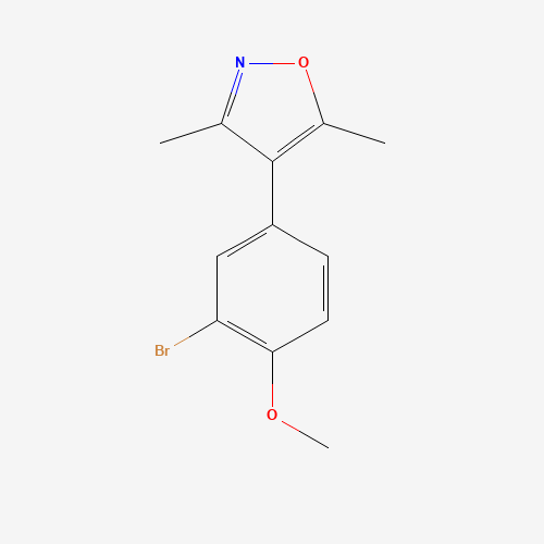 4-(3-bromo-4-methoxyphenyl)-3,5-dimethyl-1,2-oxazole (CAS: 207110-91-6) - Related Chemical Product
