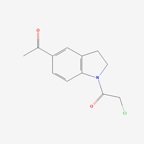 1-(5-acetyl-2,3-dihydroindol-1-yl)-2-chloroethanone (CAS: 1181728-65-3) - Related Chemical Product