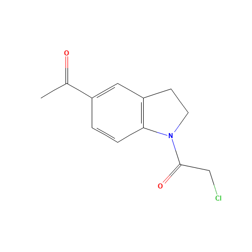 1-(5-acetyl-2,3-dihydroindol-1-yl)-2-chloroethanone (CAS: 1181728-65-3) - Related Chemical Product