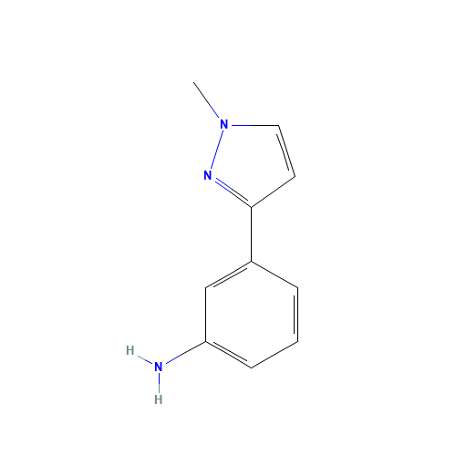 3-(1-methylpyrazol-3-yl)aniline (CAS: 175202-37-6) - Related Chemical Product