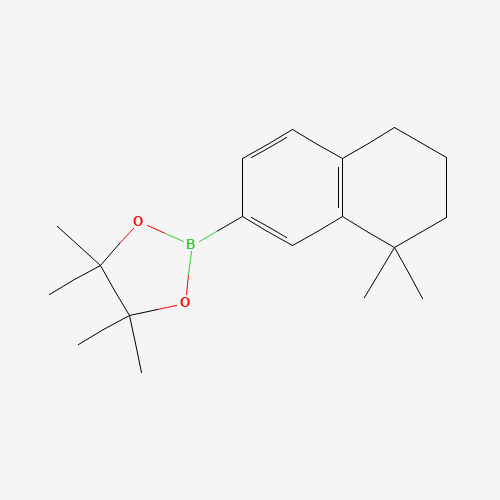 2-(8,8-dimethyl-6,7-dihydro-5H-naphthalen-2-yl)-4,4,5,5-tetramethyl-1,3,2-dioxaborolane (CAS: 1312464-72-4) - Related Chemical Product