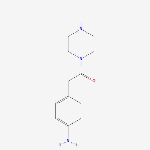 2-(4-aminophenyl)-1-(4-methylpiperazin-1-yl)ethanone (CAS: 150784-50-2) - Related Chemical Product