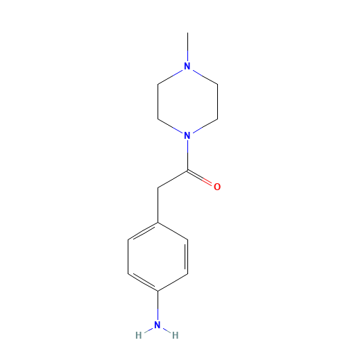 2-(4-aminophenyl)-1-(4-methylpiperazin-1-yl)ethanone (CAS: 150784-50-2) - Related Chemical Product