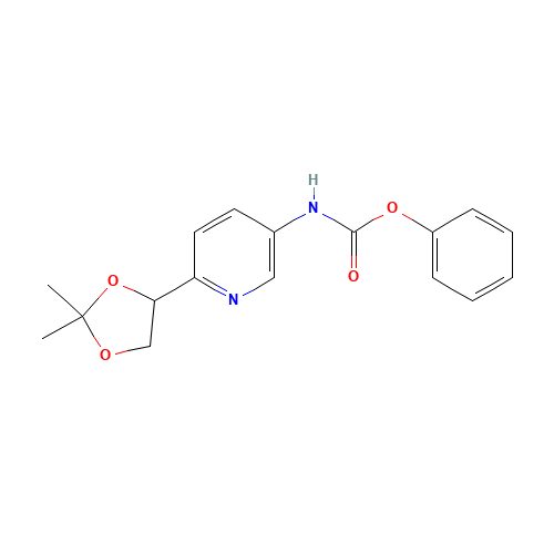 phenyl N-[6-(2,2-dimethyl-1,3-dioxolan-4-yl)pyridin-3-yl]carbamate (CAS: 1419604-71-9) - Related Chemical Product