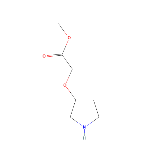 methyl 2-pyrrolidin-3-yloxyacetate (CAS: 748797-11-7) - Related Chemical Product