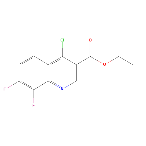 ethyl 4-chloro-7,8-difluoroquinoline-3-carboxylate (CAS: 318685-51-7) - Related Chemical Product