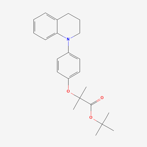 tert-butyl 2-[4-(3,4-dihydro-2H-quinolin-1-yl)phenoxy]-2-methylpropanoate (CAS: 39081-24-8) - Related Chemical Product