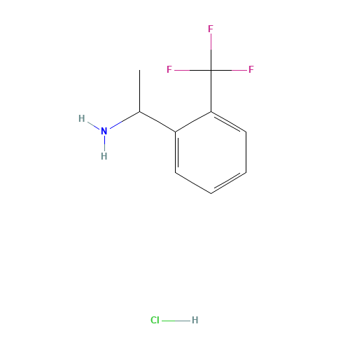 1-[2-(trifluoromethyl)phenyl]ethanamine;hydrochloride (CAS: 39959-68-7) - Related Chemical Product