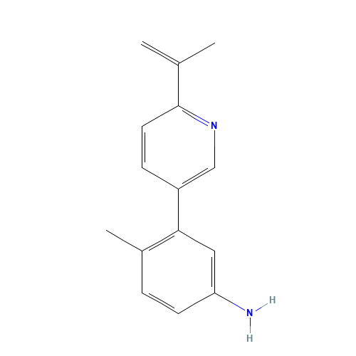 4-methyl-3-(6-prop-1-en-2-ylpyridin-3-yl)aniline (CAS: 1207877-92-6) - Related Chemical Product