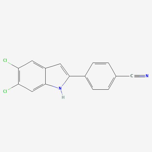 4-(5,6-dichloro-1H-indol-2-yl)benzonitrile (CAS: 835595-17-0) - Related Chemical Product
