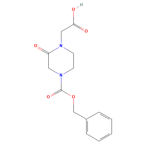 2-(2-oxo-4-phenylmethoxycarbonylpiperazin-1-yl)acetic acid (CAS: 78818-17-4) - Related Chemical Product