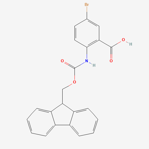 5-bromo-2-(9H-fluoren-9-ylmethoxycarbonylamino)benzoic acid (CAS: 183871-04-7) - Related Chemical Product