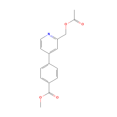 methyl 4-[2-(acetyloxymethyl)pyridin-4-yl]benzoate (CAS: 720720-35-4) - Related Chemical Product