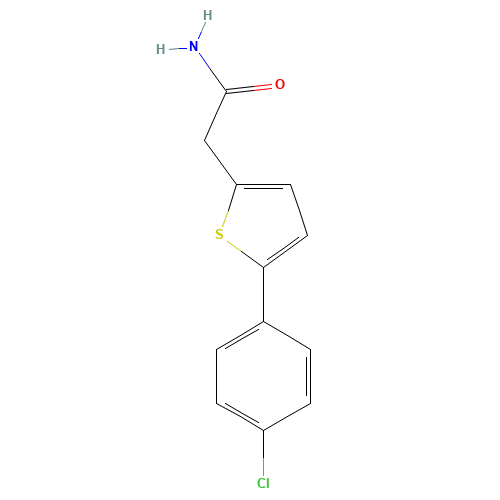 2-[5-(4-chlorophenyl)thiophen-2-yl]acetamide (CAS: 24675-44-3) - Related Chemical Product