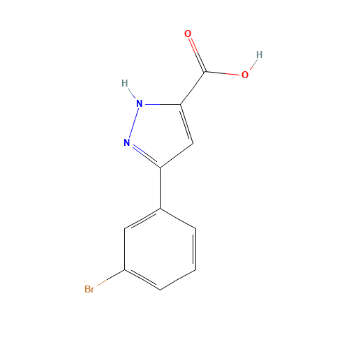 3-(3-bromophenyl)-1H-pyrazole-5-carboxylic acid (CAS: 1135821-47-4) - Related Chemical Product