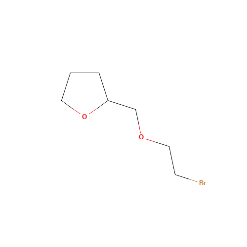 2-(2-bromoethoxymethyl)oxolane (CAS: 1016495-44-5) - Chemical Structure and Molecular Formula 