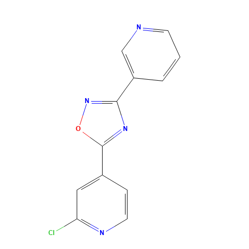 5-(2-chloropyridin-4-yl)-3-pyridin-3-yl-1,2,4-oxadiazole (CAS: 1033724-49-0) - Related Chemical Product