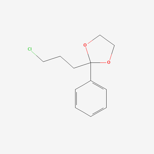 2-(3-chloropropyl)-2-phenyl-1,3-dioxolane (CAS: 3308-98-3) - Related Chemical Product