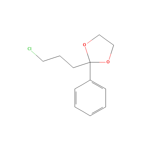 2-(3-chloropropyl)-2-phenyl-1,3-dioxolane (CAS: 3308-98-3) - Related Chemical Product