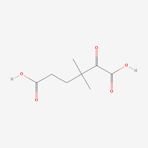3,3-dimethyl-2-oxohexanedioic acid (CAS: 951160-50-2) - Chemical Structure and Molecular Formula 
