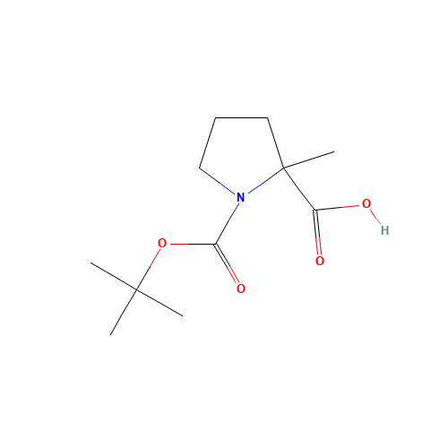 2-methyl-1-[(2-methylpropan-2-yl)oxycarbonyl]pyrrolidine-2-carboxylic acid (CAS: 203869-80-1) - Related Chemical Product