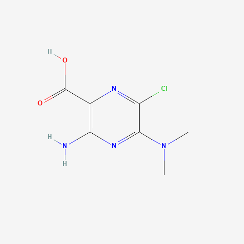 3-amino-6-chloro-5-(dimethylamino)pyrazine-2-carboxylic acid (CAS: 27245-43-8) - Related Chemical Product