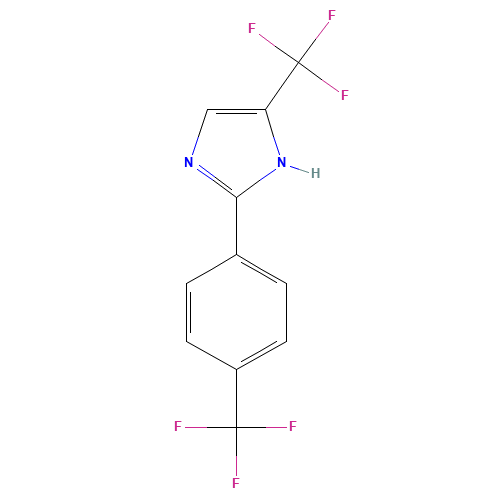 5-(trifluoromethyl)-2-[4-(trifluoromethyl)phenyl]-1H-imidazole (CAS: 279250-87-2) - Related Chemical Product
