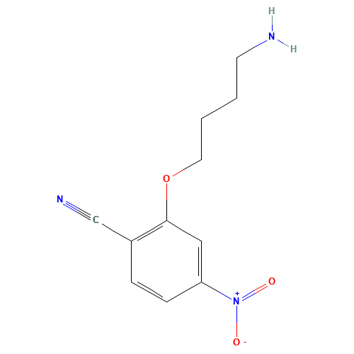 2-(4-aminobutoxy)-4-nitrobenzonitrile (CAS: 1356009-37-4) - Related Chemical Product