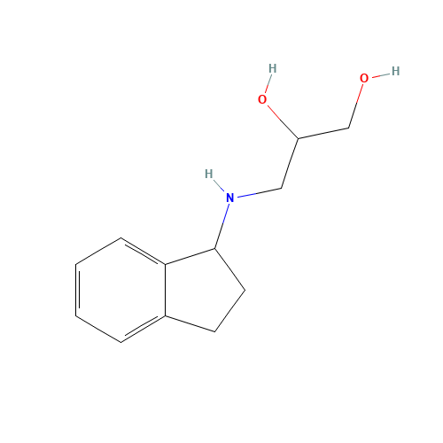 3-(2,3-dihydro-1H-inden-1-ylamino)propane-1,2-diol (CAS: 90500-58-6) - Related Chemical Product