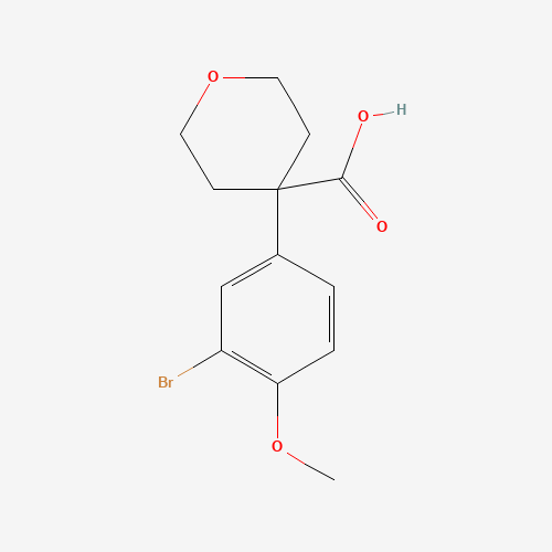 4-(3-bromo-4-methoxyphenyl)oxane-4-carboxylic acid (CAS: 1035261-12-1) - Related Chemical Product