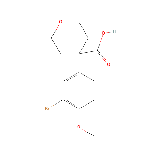 4-(3-bromo-4-methoxyphenyl)oxane-4-carboxylic acid (CAS: 1035261-12-1) - Related Chemical Product