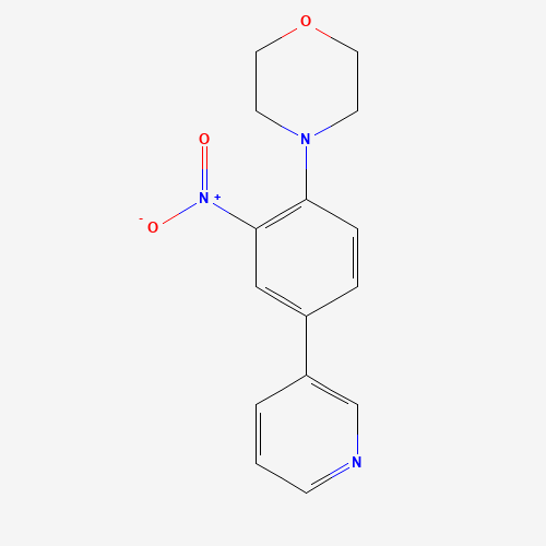4-(2-nitro-4-pyridin-3-ylphenyl)morpholine (CAS: 1259438-92-0) - Related Chemical Product