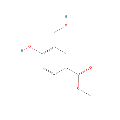 methyl 4-hydroxy-3-(hydroxymethyl)benzoate (CAS: 59648-31-6) - Chemical Structure and Molecular Formula 