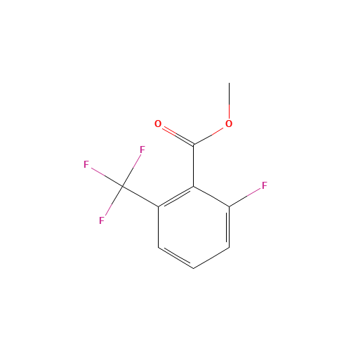 methyl 2-fluoro-6-(trifluoromethyl)benzoate (CAS: 153556-50-4) - Chemical Structure and Molecular Formula 
