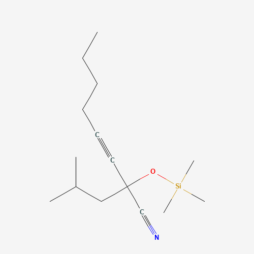 2-(2-methylpropyl)-2-trimethylsilyloxyoct-3-ynenitrile (CAS: 868741-96-2) - Related Chemical Product