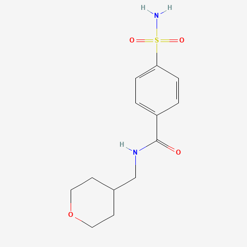 N-(oxan-4-ylmethyl)-4-sulfamoylbenzamide (CAS: 1228838-68-3) - Related Chemical Product