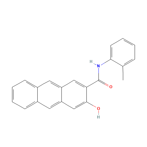 3-hydroxy-N-(2-methylphenyl)anthracene-2-carboxamide (CAS: 1830-77-9) - Related Chemical Product