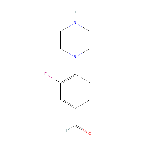 3-fluoro-4-piperazin-1-ylbenzaldehyde (CAS: 883543-07-5) - Related Chemical Product
