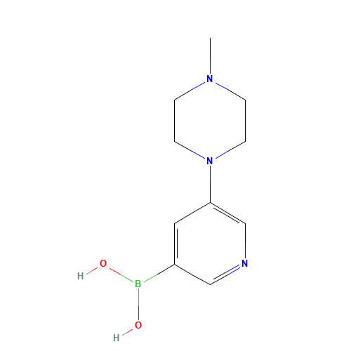 [5-(4-methylpiperazin-1-yl)pyridin-3-yl]boronic acid (CAS: 1286778-37-7) - Related Chemical Product