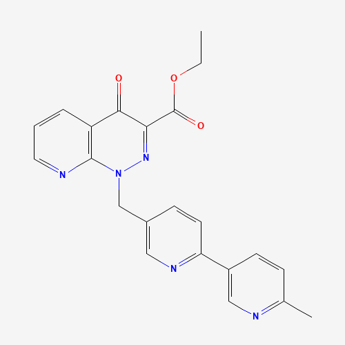 ethyl 1-[[6-(6-methylpyridin-3-yl)pyridin-3-yl]methyl]-4-oxopyrido[2,3-c]pyridazine-3-carboxylate (CAS: 1323190-03-9) - Related Chemical Product