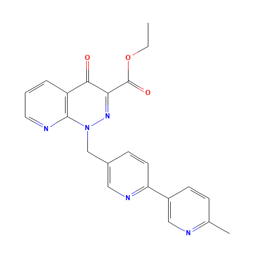 ethyl 1-[[6-(6-methylpyridin-3-yl)pyridin-3-yl]methyl]-4-oxopyrido[2,3-c]pyridazine-3-carboxylate (CAS: 1323190-03-9) - Related Chemical Product