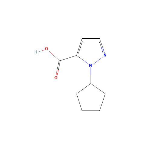2-cyclopentylpyrazole-3-carboxylic acid (CAS: 1006334-24-2) - Related Chemical Product