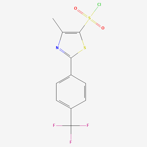 4-methyl-2-[4-(trifluoromethyl)phenyl]-1,3-thiazole-5-sulfonyl chloride (CAS: 568577-83-3) - Related Chemical Product