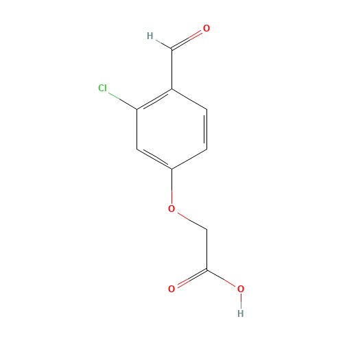 2-(3-chloro-4-formylphenoxy)acetic acid (CAS: 25228-91-5) - Related Chemical Product
