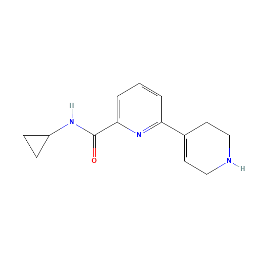 N-cyclopropyl-6-(1,2,3,6-tetrahydropyridin-4-yl)pyridine-2-carboxamide (CAS: 1206550-92-6) - Related Chemical Product