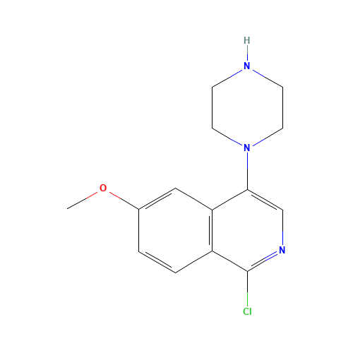 1-chloro-6-methoxy-4-piperazin-1-ylisoquinoline (CAS: 1409964-95-9) - Related Chemical Product