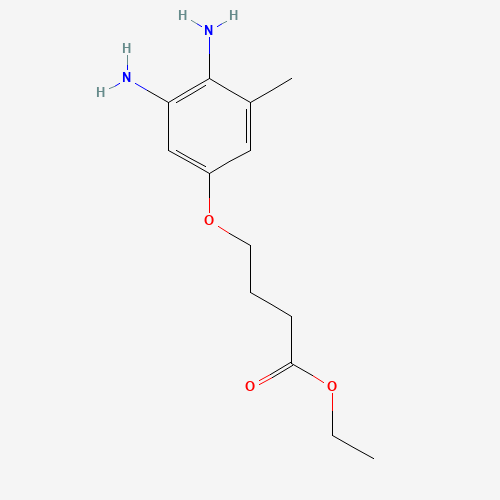 ethyl 4-(3,4-diamino-5-methylphenoxy)butanoate (CAS: 808743-60-4) - Related Chemical Product