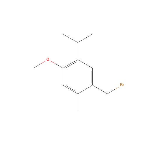 1-(bromomethyl)-4-methoxy-2-methyl-5-propan-2-ylbenzene (CAS: 1588813-36-8) - Related Chemical Product
