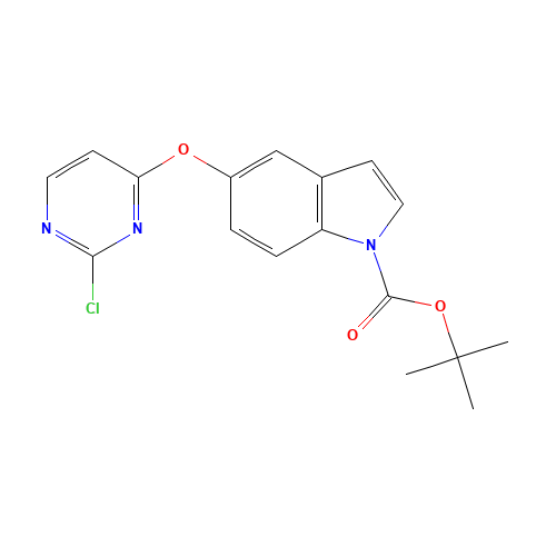 tert-butyl 5-(2-chloropyrimidin-4-yl)oxyindole-1-carboxylate (CAS: 930094-98-7) - Related Chemical Product