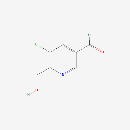 5-chloro-6-(hydroxymethyl)pyridine-3-carbaldehyde (CAS: 1198016-41-9) - Related Chemical Product